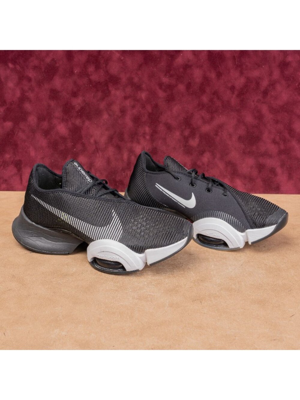 Nike Women Air Zoom Superep 2 CU5925 001 Black White Sneakers Size 10